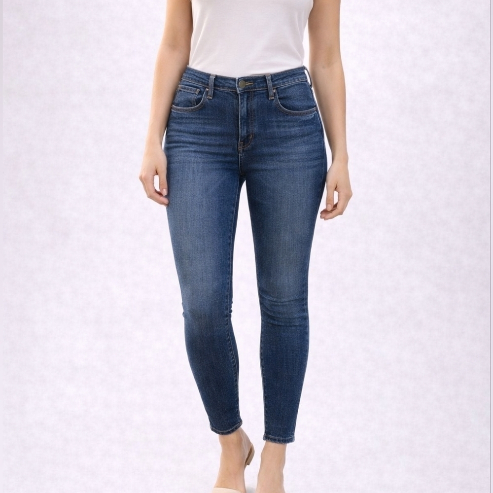 LEVIS 721 High Rise Skinny Denim Ankle Jeans